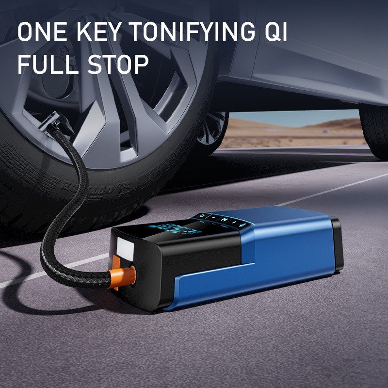 Portable 12V 2000A Car Jump Starter 12000mAh Emergency Starter 150PSI Power Bank with air Compressor Portable Battery Booster