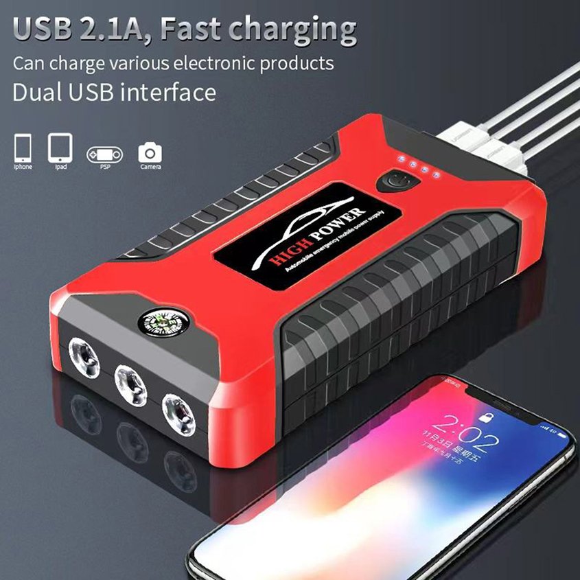 Lithium Ion Battery 12v 20000mAh Starter Power Portable Lithium Battery Car High Power Starter Car