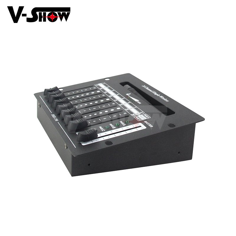 VSHOW C24BW Portable Lithium Battery Mini 24 Channel Wireless DMX Controller for Battery Lighting or More RGB Lamp