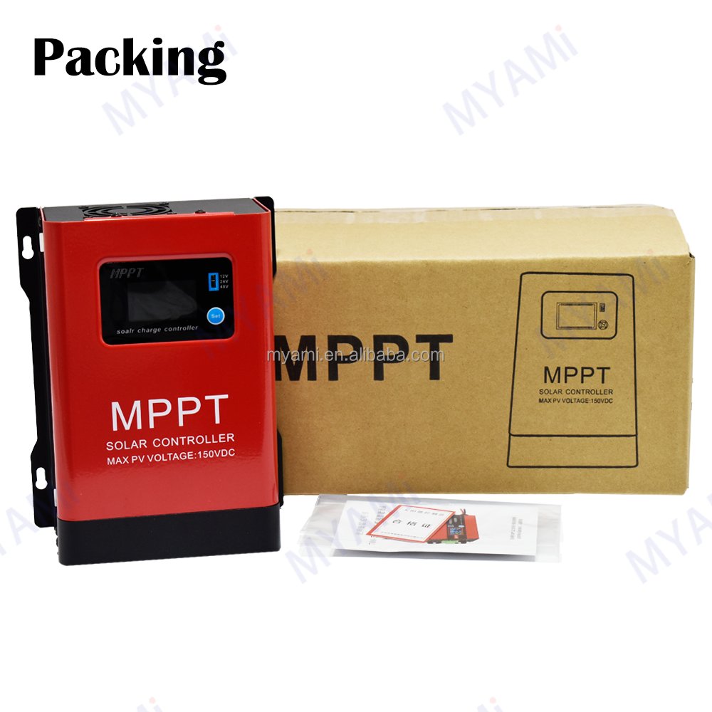 MYAMi 100A High Input Voltage Auto 12V 24V 48V Mppt Off-grid Solar Charge Controller for Caravan Solar System