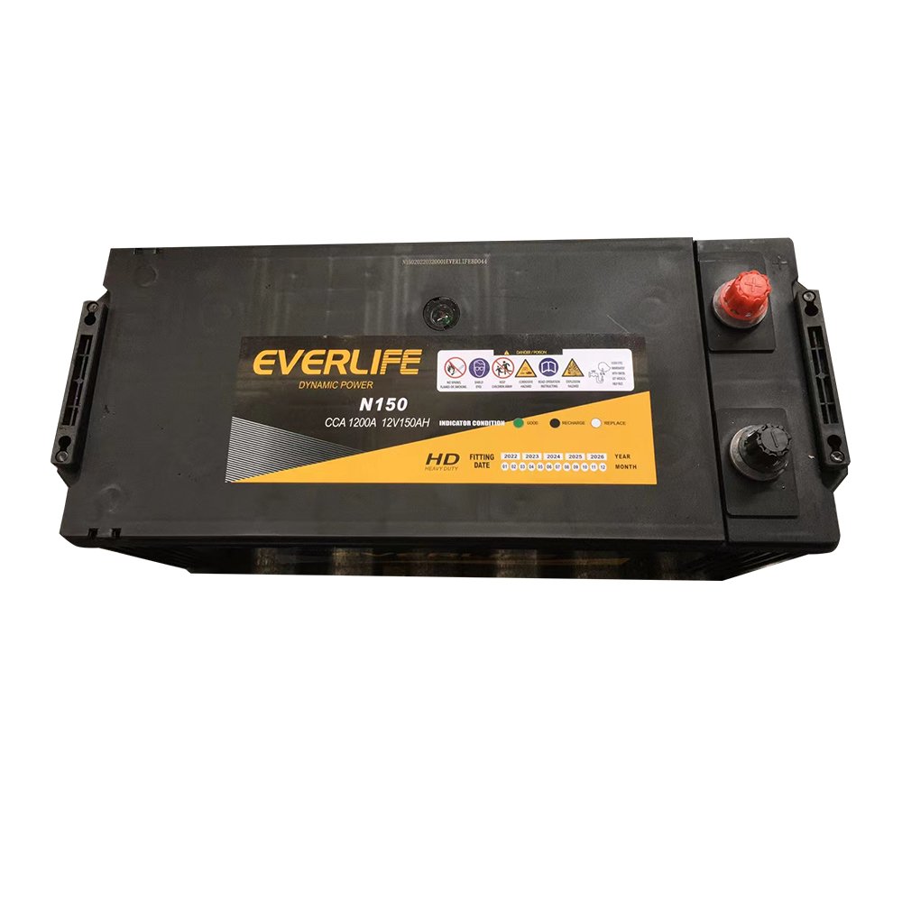 New Product Factory 12v 150AH Custom Chinese Truck Battery Manufacturers Car Start Maintenance-free N150