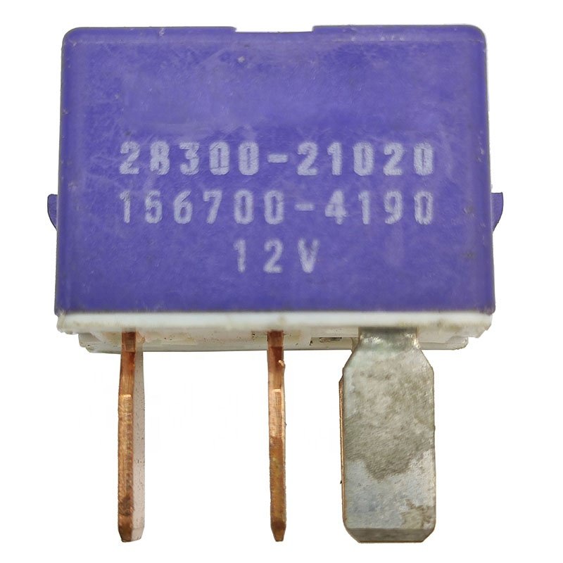 Electronic Components Car Accessories 12V 4 Pins Blue Purple Starter Relay for Lexus OEM 156700-4190 28300-21020