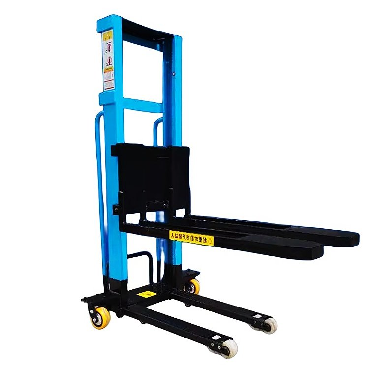 1T Portable Stacker Truck with Auto Lift AC Motor Power Source for Efficient Loading and Unloading of Goods up and Down
