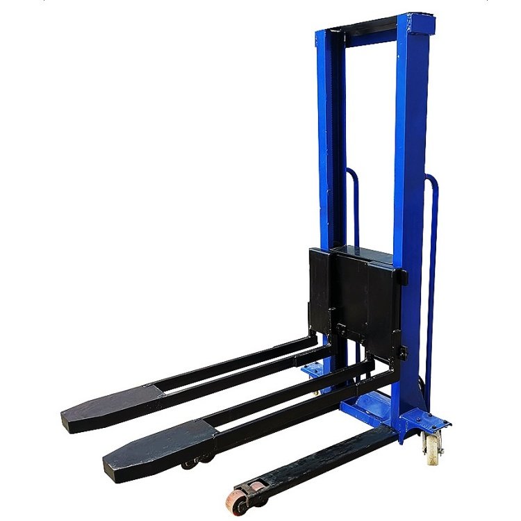 1T Portable Stacker Truck with Auto Lift AC Motor Power Source for Efficient Loading and Unloading of Goods up and Down
