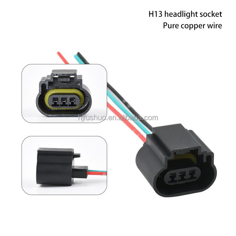 Headlight Bulb Holder H1 H7 H11 9004 9005 9006 9007 H13 H16 H4 Hb2 9003 Wiring Harness Headlight Socket for Car