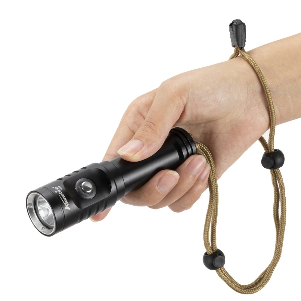 Alonefire DV57 XM-L2 Led Diving Flashlight 100m Waterproof Outdoor Travel Hike Mini Underwater Fill Light Dive Torch Scuba Lamp