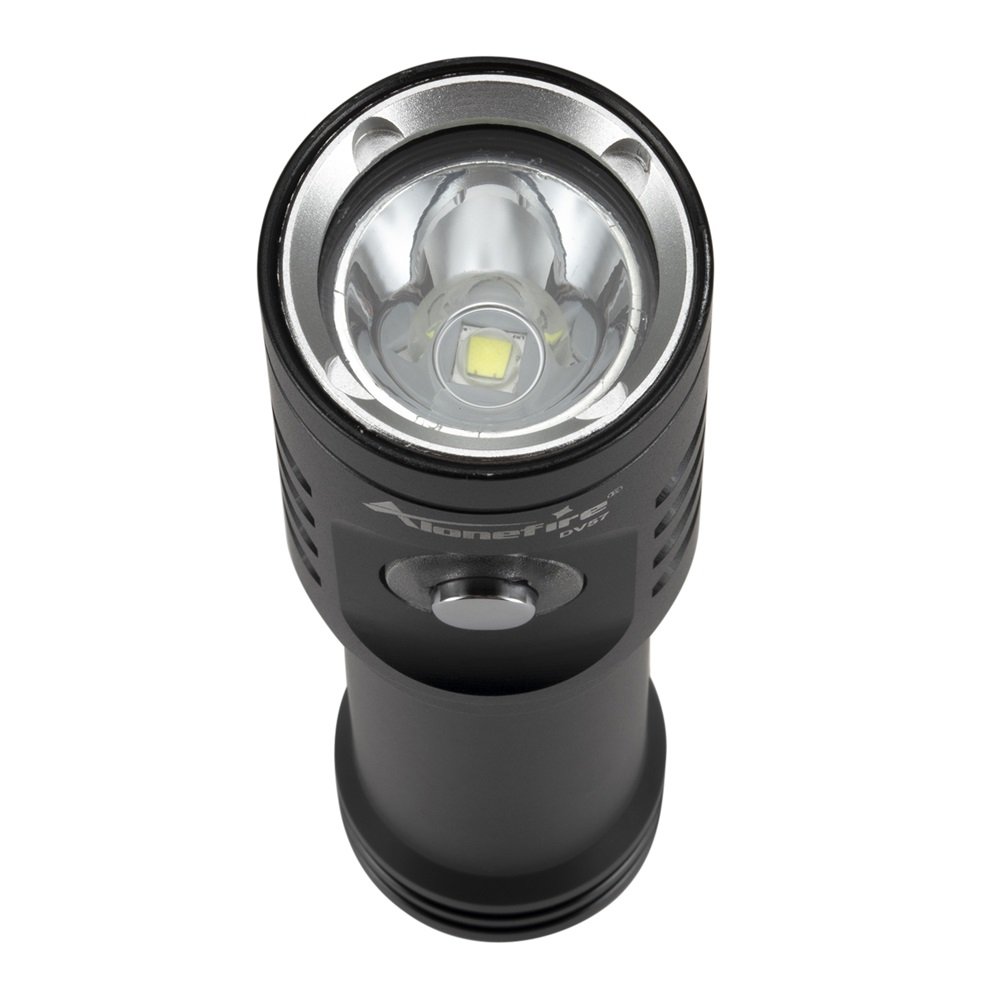 Alonefire DV57 XM-L2 Led Diving Flashlight 100m Waterproof Outdoor Travel Hike Mini Underwater Fill Light Dive Torch Scuba Lamp