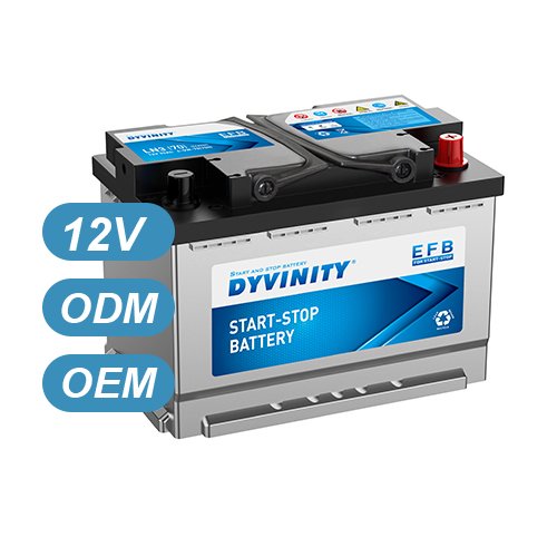 Maintenance Free 6-QW-70 Hot Selling Rechargeable Battery Start Stop Auto Car Batteries