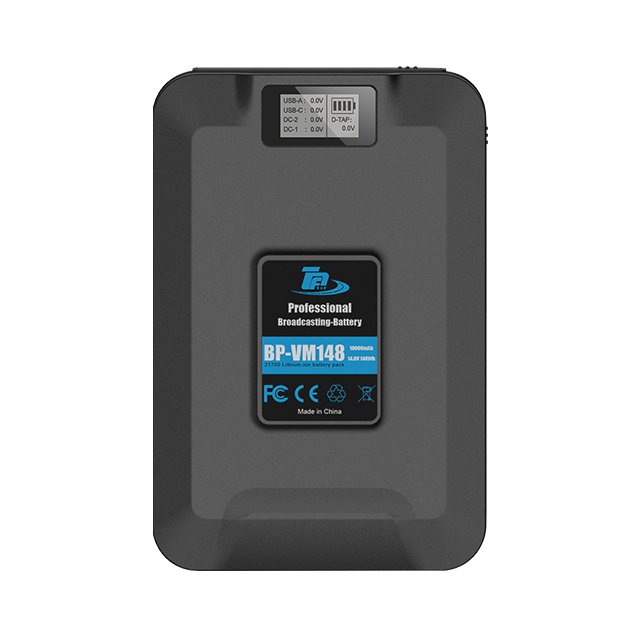 148wh 1000mah Li-Ion V Mount V Lock Rechargeable Lithium Battery Compatible for Canon Sony Camcorder Video Light Laptop Tablet