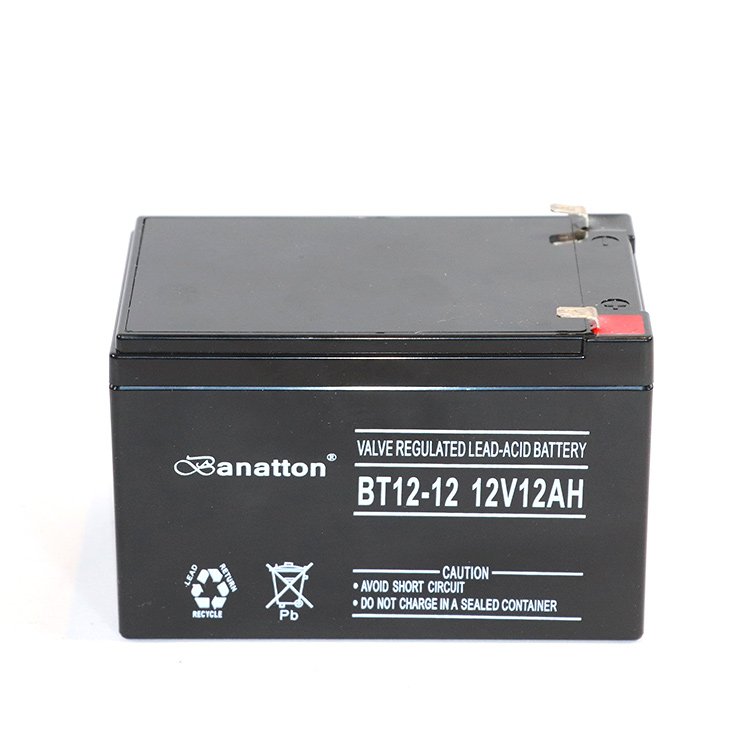 Banatton 12V 12Ah Bateria Solares Batterie Solaire Chinese Manufacturer Lead Acid Battery Accu Pil Solar Battery
