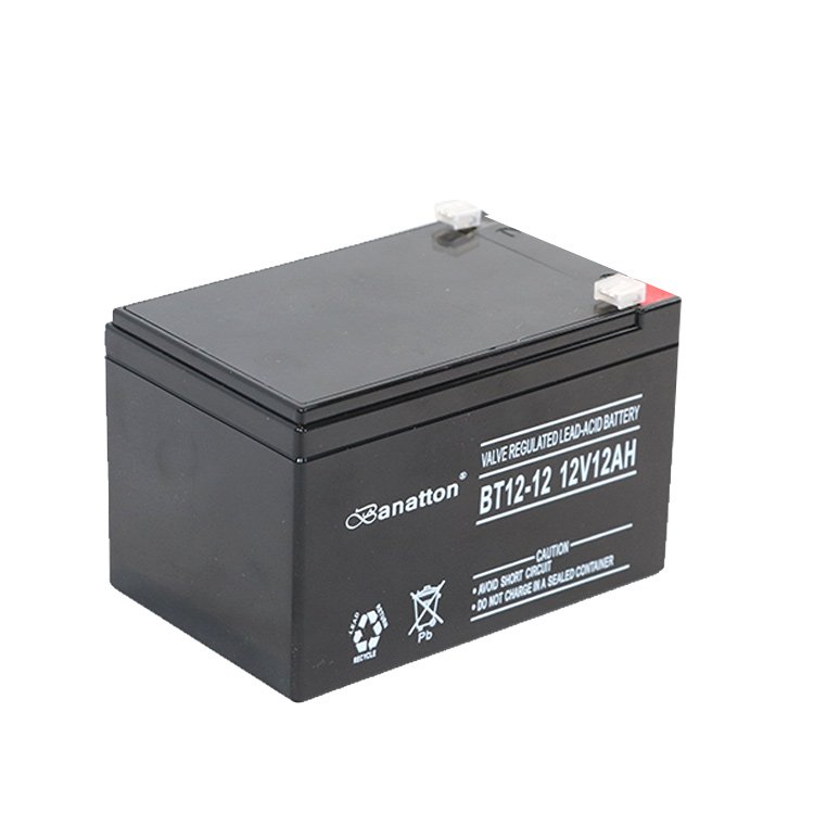 Banatton 12V 12Ah Bateria Solares Batterie Solaire Chinese Manufacturer Lead Acid Battery Accu Pil Solar Battery