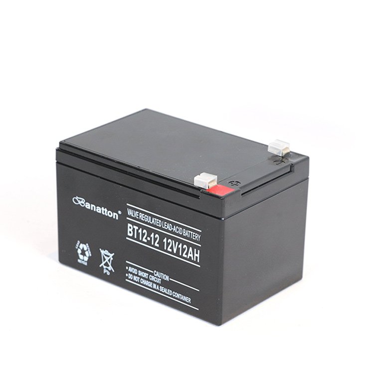 Banatton 12V 12Ah Bateria Solares Batterie Solaire Chinese Manufacturer Lead Acid Battery Accu Pil Solar Battery