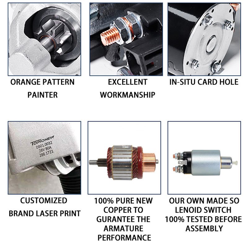 Manufacturer Price 50MT 38MT 39MT M009T8 M009T7 M009T6 M009T5 M009T2 M008T8 M008T7 M008T6 Auto Parts Engine Self Starter Motor