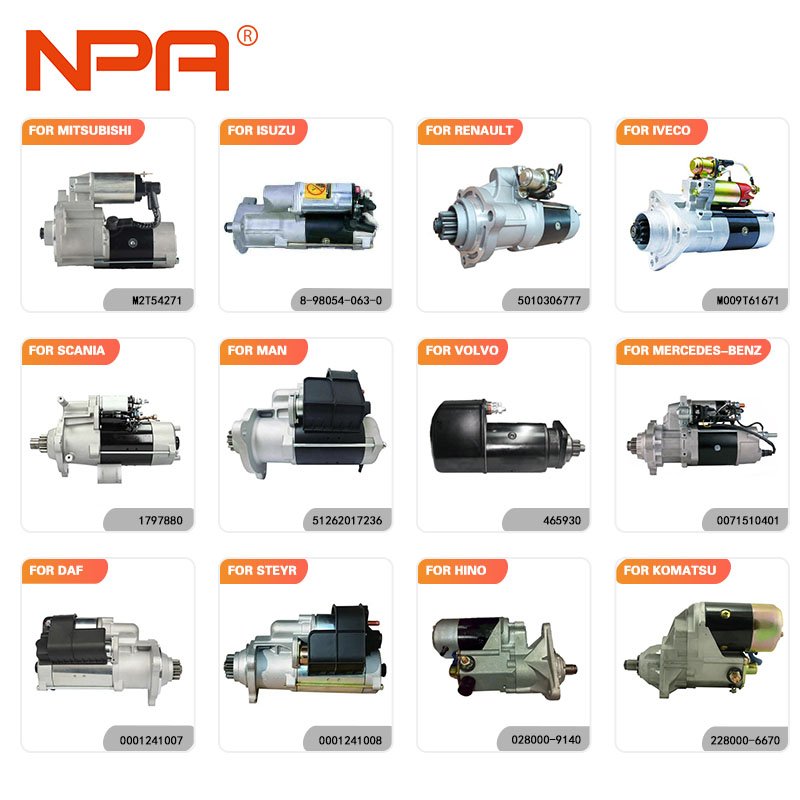 Manufacturer Price 50MT 38MT 39MT M009T8 M009T7 M009T6 M009T5 M009T2 M008T8 M008T7 M008T6 Auto Parts Engine Self Starter Motor