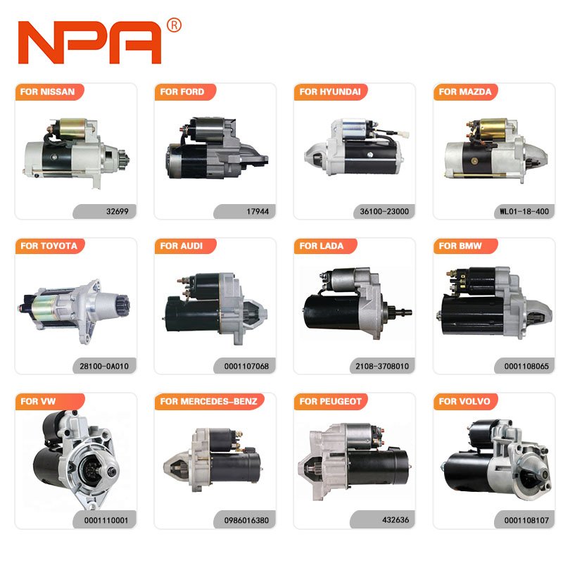 Manufacturer Price 50MT 38MT 39MT M009T8 M009T7 M009T6 M009T5 M009T2 M008T8 M008T7 M008T6 Auto Parts Engine Self Starter Motor