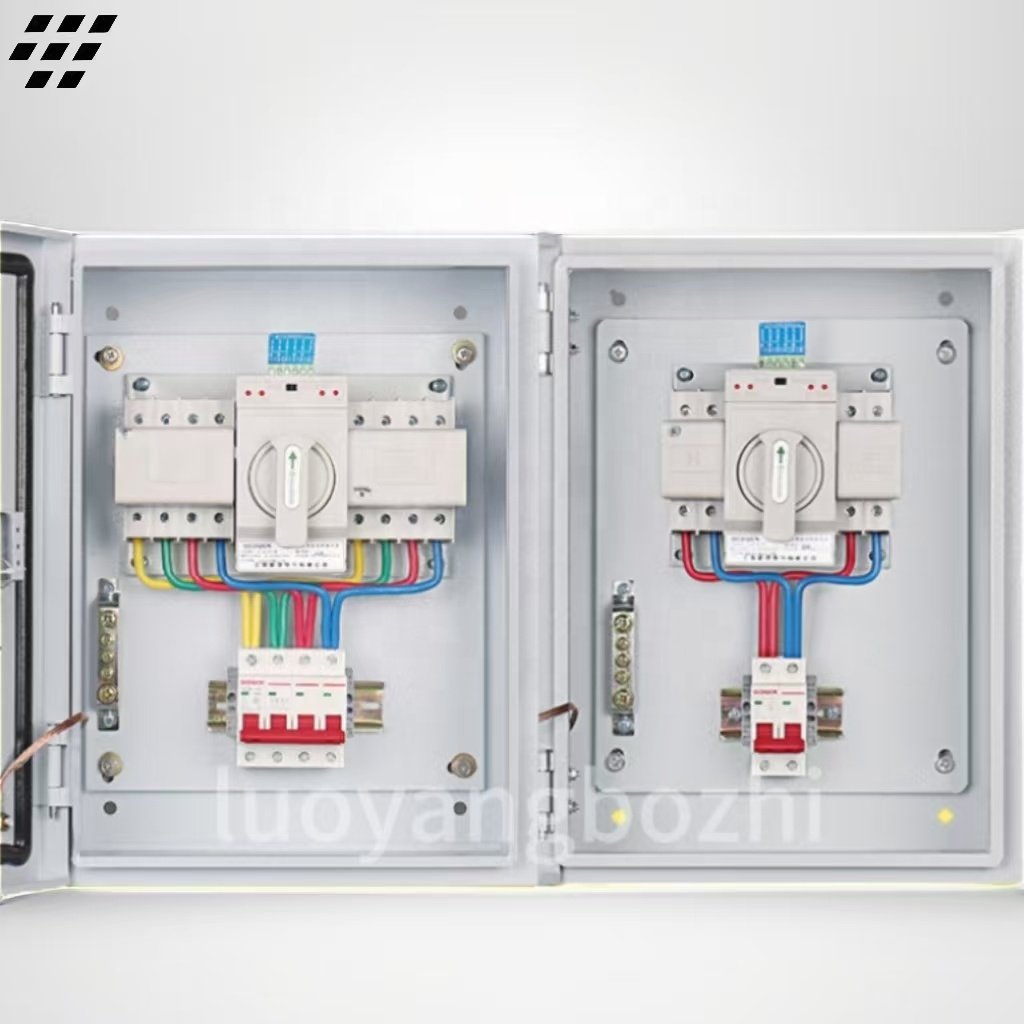 Customizable Wall-mounted ATS Switch Control Box for Generator Distribution Board With Synchronization Panel Selectable Switches