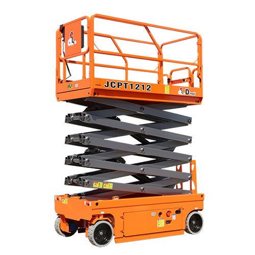 Mobile Scissor Lift with CE JCPT1012HA DINGLI Electric Scissor Lift 10M Hydraulic Scissor Lift for Indoor Used
