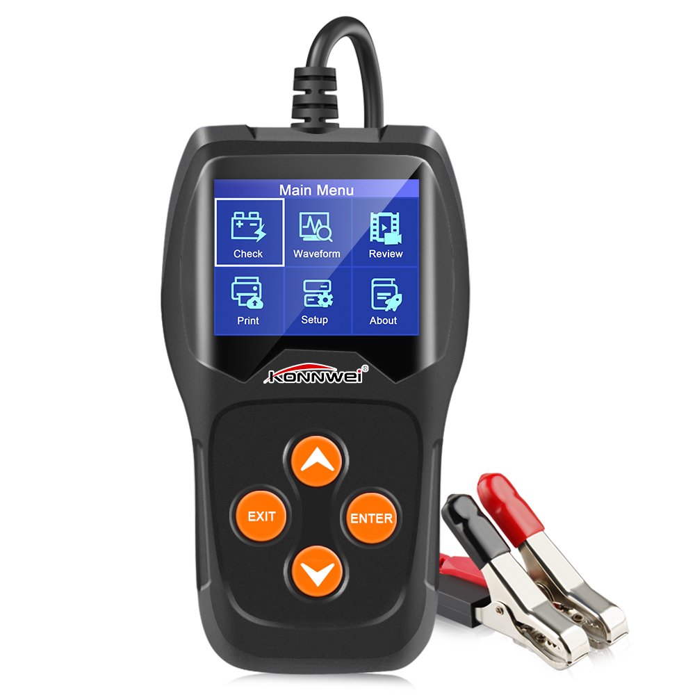KONNWEI KW600 OBD2 Automotive Scanner Thirteen Language Car Auto Diagnostic Tester Tool Auto Battery Analyzer