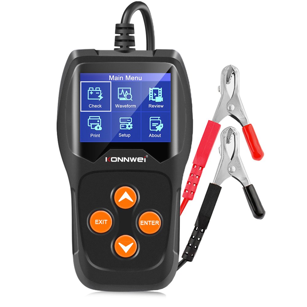 KONNWEI KW600 OBD2 Automotive Scanner Thirteen Language Car Auto Diagnostic Tester Tool Auto Battery Analyzer