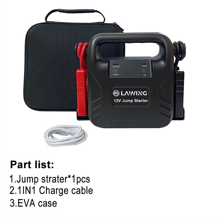 12V Portable Big Capacity Professional Emergency Tool Auto Car Battery Booster Car Jump Starter