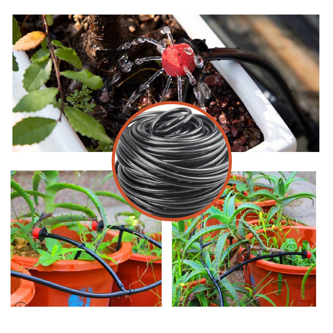 Self Battery Raised Bed Automatic Plant Outdoor Indoor Drip Gardening Tree Auto Lawn Watering System for Plants / Garden