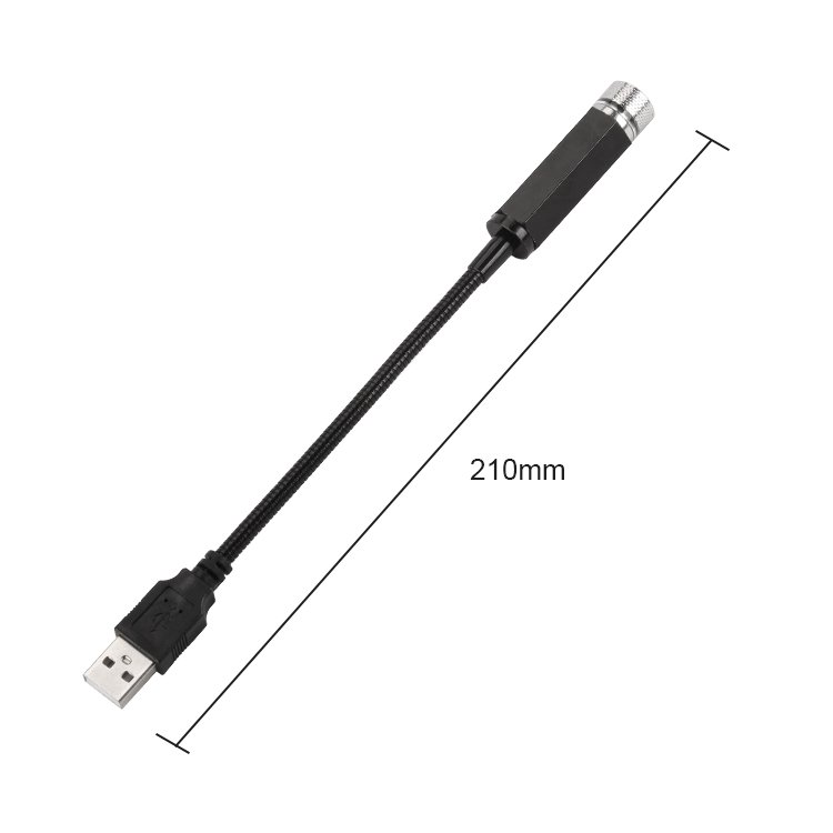 Car Roof USB Starry Sky Light Car Interior Atmosphere Light Car Full Starry Projection Light Auto Decoration Night