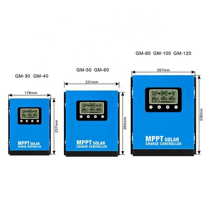 100amp MPPT 60A 80A 100A 120A Solar Charge Controller Auto 12V 24V 48V Regulateur for PV 160V Solar Battery Working Station