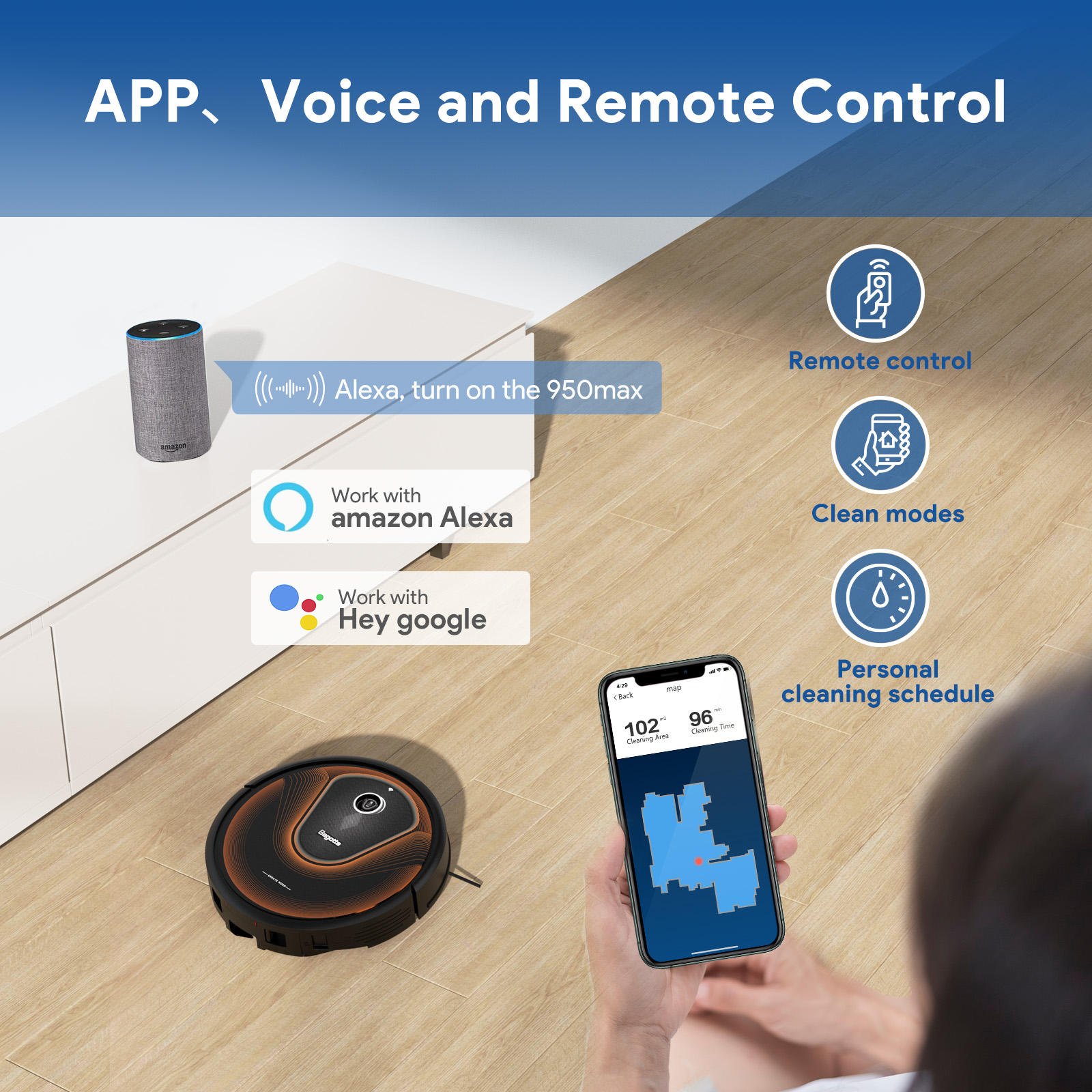 Multifunctional Aspirateur Mopping Smart Wet Dry Vacuum Cleaner and Mop With Self-Emptying Dustbin Robot Vacuum Cleaner for Home
