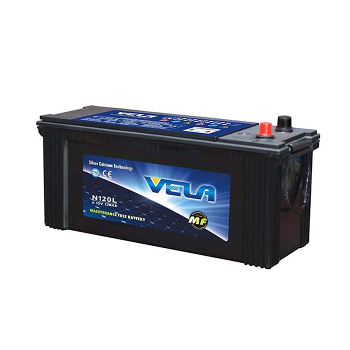 Stable Performance Lead- Acid MF Rechargeable Auto Battery N120L 12v 120ah Car Battery for Car Starting