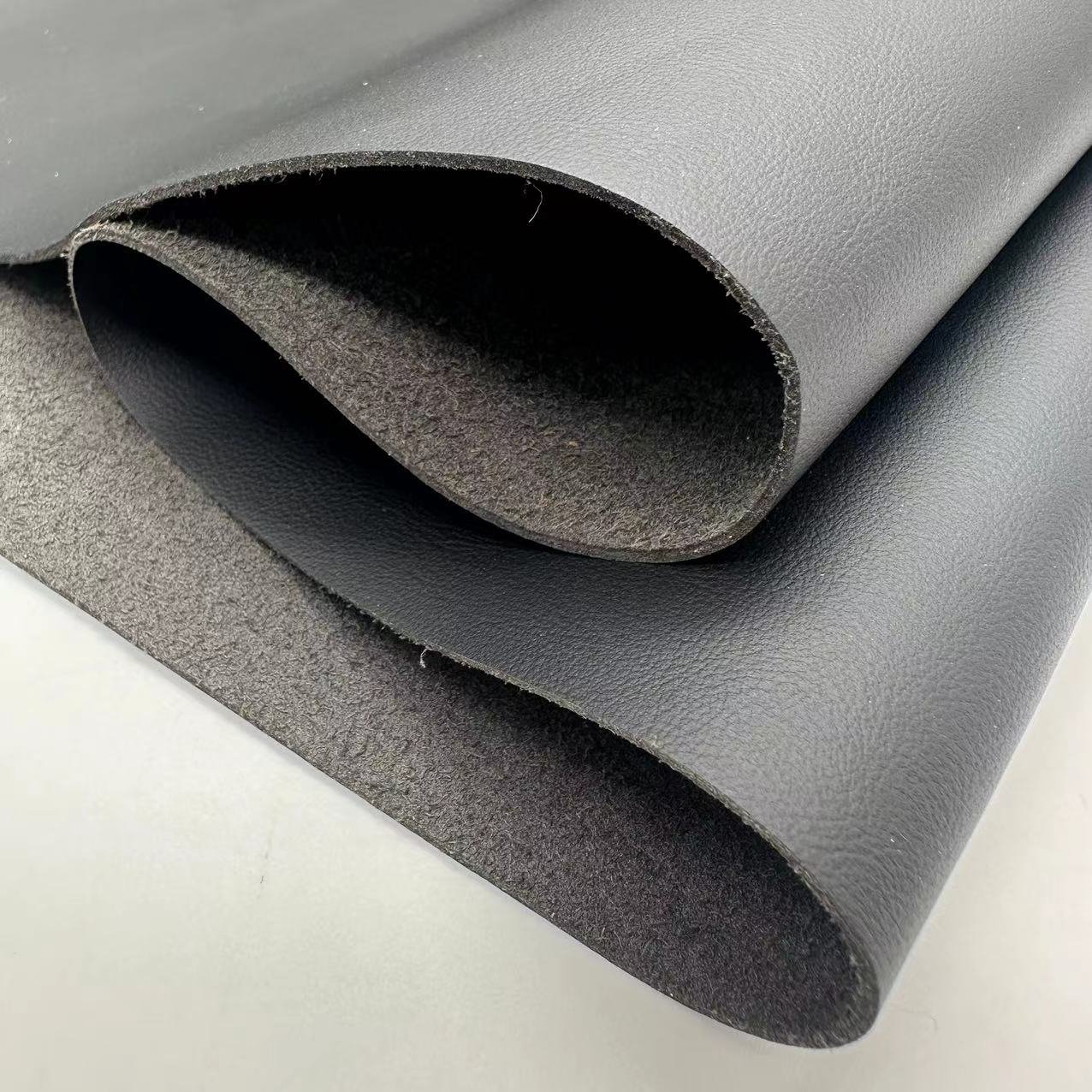 Napa Matt & Thick Microfiber Leather Eco-Friendly PU Artificial Leather for Car Sofa Similar to Genuine Leather for Bag Use