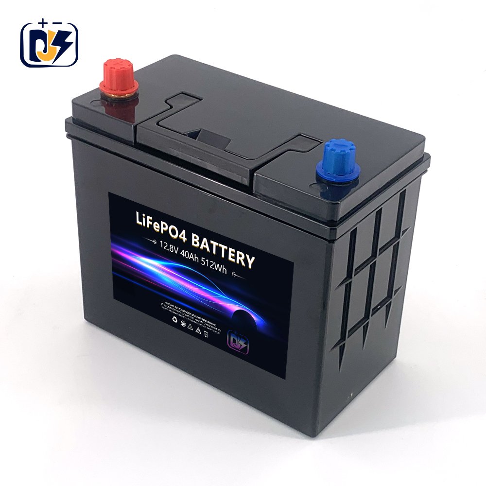 40Ah Car LiFePO4 Battery 12V Lithium Iron Phosphate Starting Battery for Automotive Boat Engine Starter