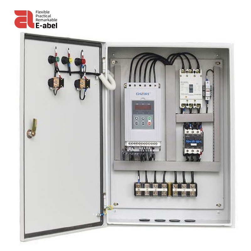 Eabel Custom OEM PLC Machinery Pump Control Panel VFD Boxes Pump Soft Starter Switch Cabinet Robotic Auto Control Panel Box
