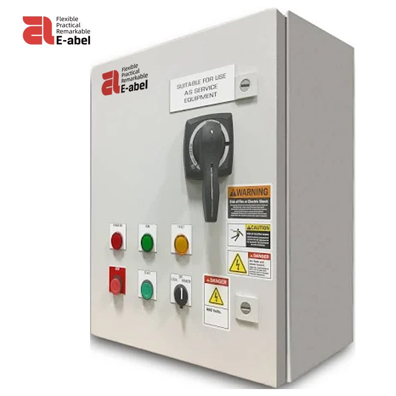 Eabel Custom OEM PLC Machinery Pump Control Panel VFD Boxes Pump Soft Starter Switch Cabinet Robotic Auto Control Panel Box