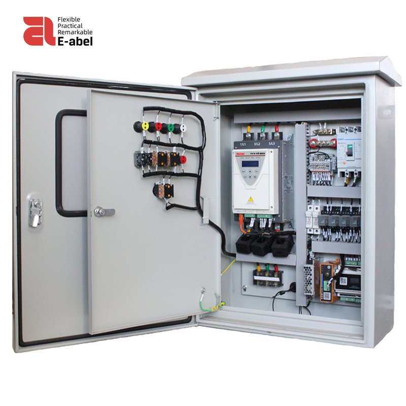 Eabel Custom OEM PLC Machinery Pump Control Panel VFD Boxes Pump Soft Starter Switch Cabinet Robotic Auto Control Panel Box