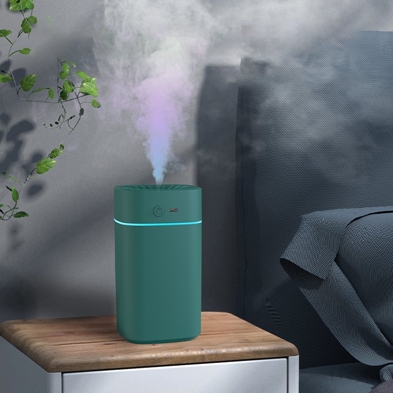 LOGO Customizable Mini Cool Mist Air Humidifier for Home Baby Nursery Plants Auto Shut-off and BPA-Free Mini Humidifier