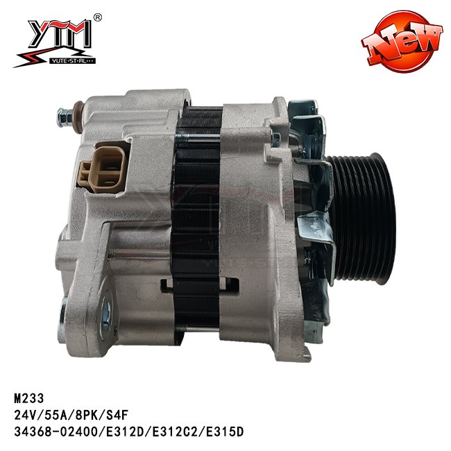YTM Alternator M233 24V 55A 8PK for Caterpillar E312D E312C2 E315D 34368-02400