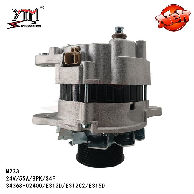 YTM Alternator M233 24V 55A 8PK for Caterpillar E312D E312C2 E315D 34368-02400