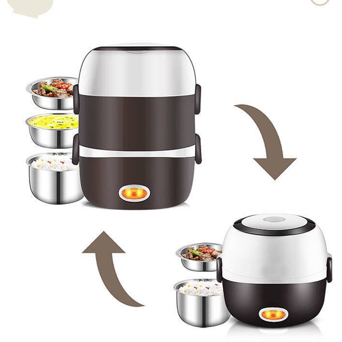 Wholesale 110V/220V 2L Heater Lunch Box Electric Heating
