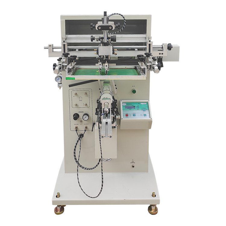 Pneumatic Silk Screen Printing Machine Servo Serigraphic Print Kit Flatbed Press Printers for Battery Lighter