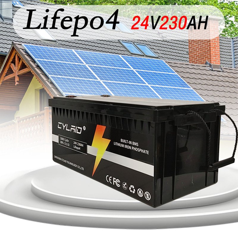 12V 100Ah Rechargeable 12V 24V Lithium Battery Fishing Boat AGV RV Golf Cart Auto Battery Lifepo4 24V 230Ah Battery