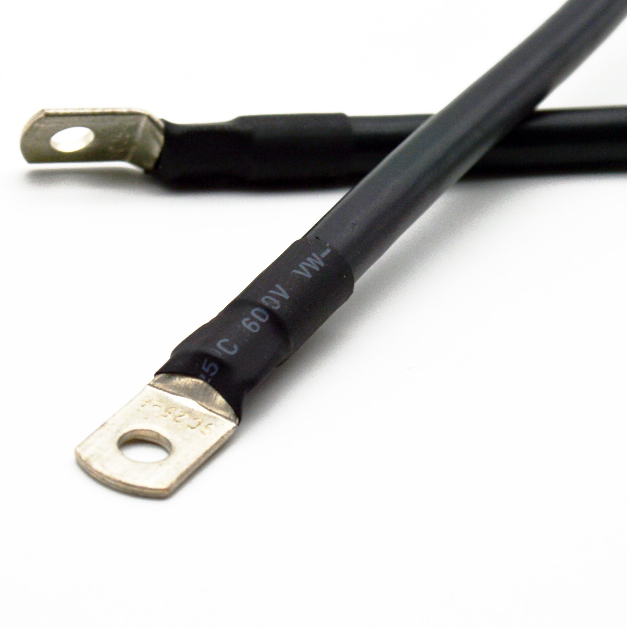 2 AWG Battery Tinned Copper Terminal Power Inverter Starter Booster Cables for Solar,Auto,RV,Motorcycle,Car& Marine