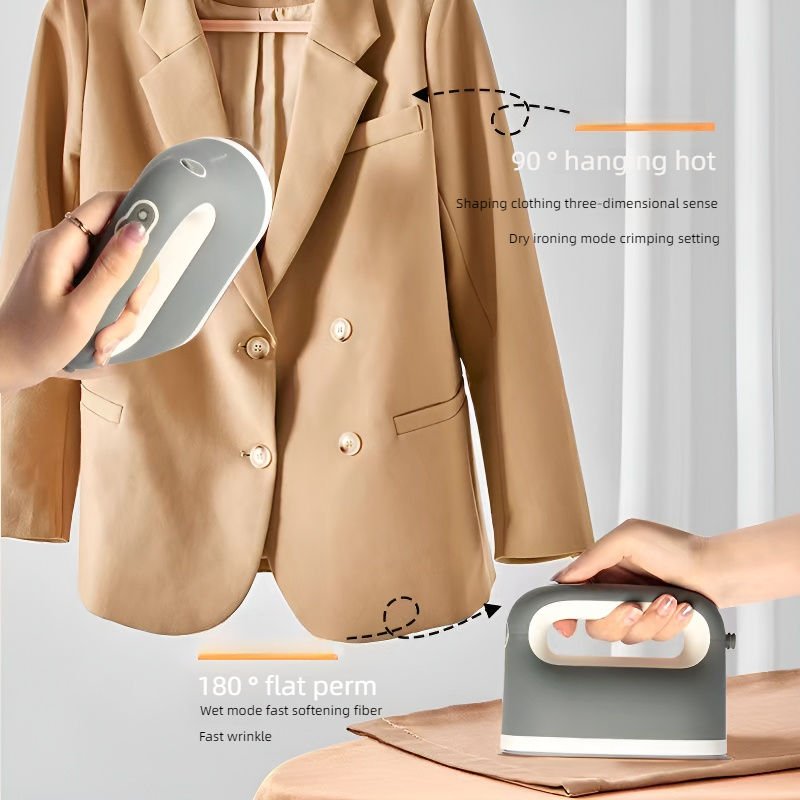 2024 New Arrival Multi-function Flat and Vertical Iron Gray Garment Steamer for Dorm Room