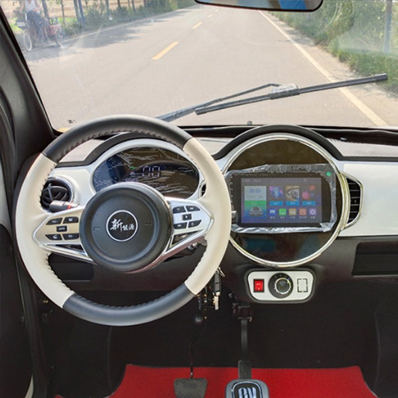 Export Eco Car 4 Wheels Pure Electric Car 60v105Ah 1000w for Adults Two-Wheel Drive 5 Seats Low Speed Mini Electric Battery Car