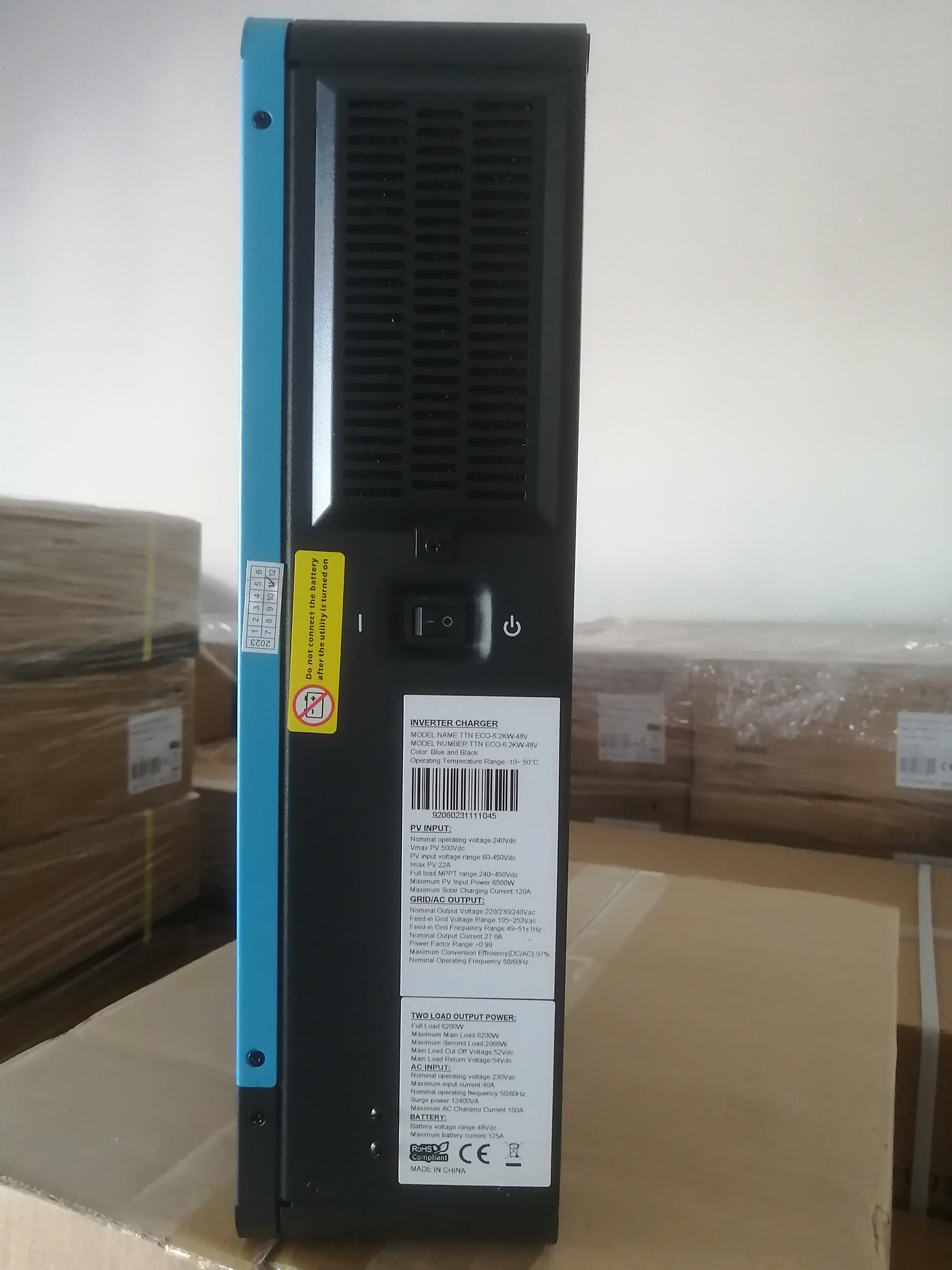 TTNergy TECO 3KW 3.5KW 3.6KW 4KW 4.2KW 4.5KW 5KW 5.5KW 6KW 6.2KW Hybrid Inverter On/Off Grid Inverter Hybrid Solar Inverter