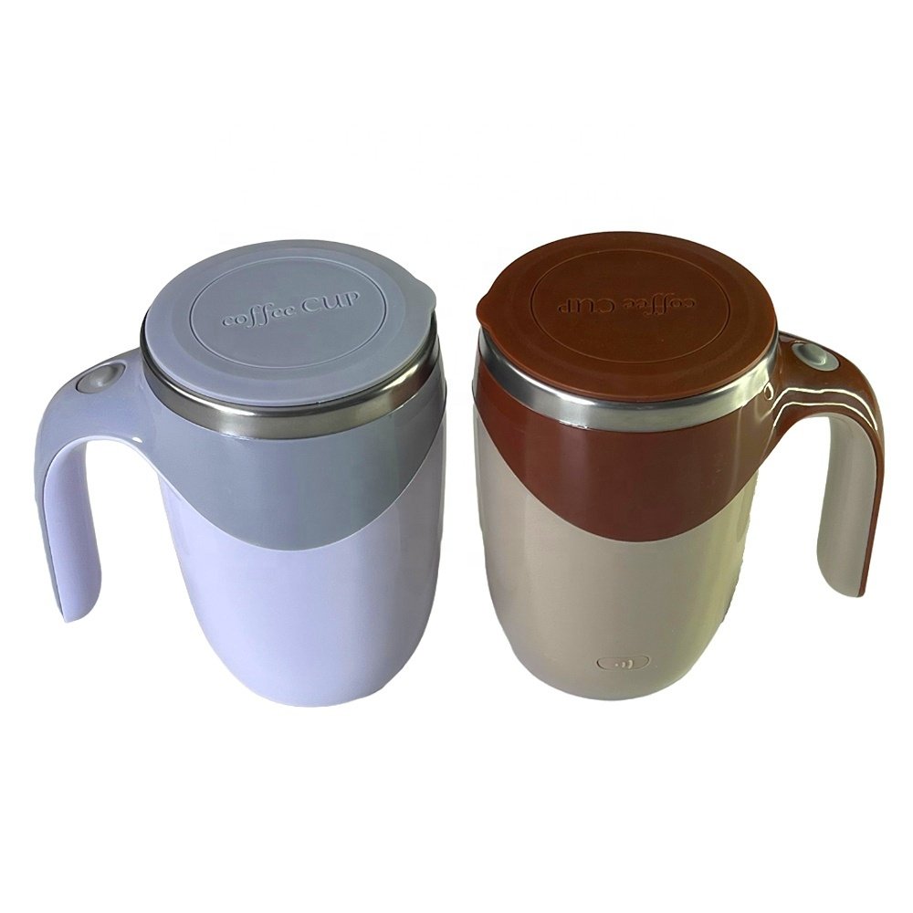 New Smart Drinkware Stainless Steel Electric Magnetic Auto Automatic Mixing String Coffee Cup Self Stirring Coffee Mug