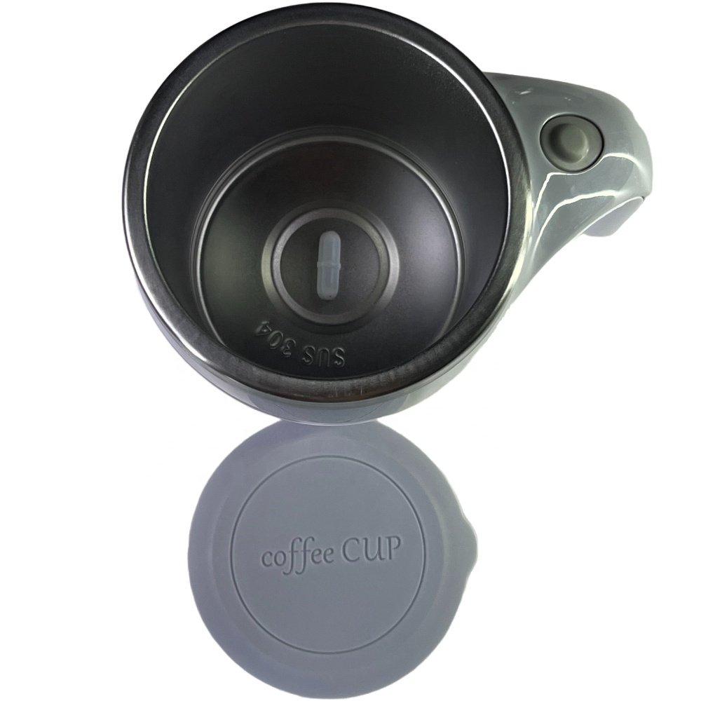 New Smart Drinkware Stainless Steel Electric Magnetic Auto Automatic Mixing String Coffee Cup Self Stirring Coffee Mug