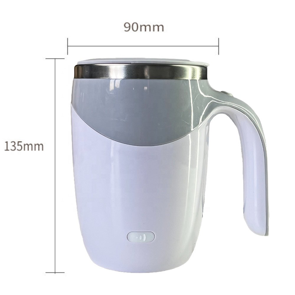 New Smart Drinkware Stainless Steel Electric Magnetic Auto Automatic Mixing String Coffee Cup Self Stirring Coffee Mug