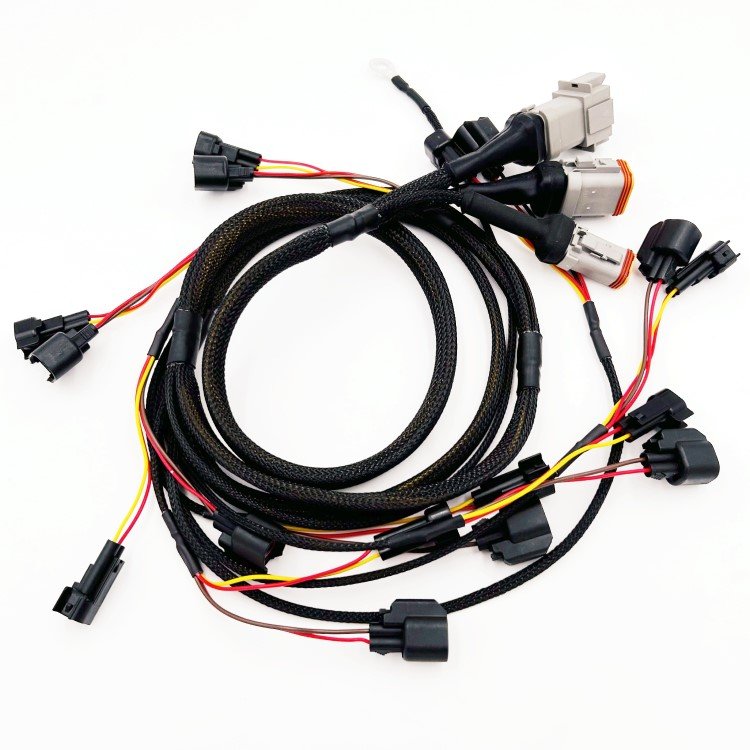 Custom Waterproof Ev6 Car Fuel Injector Auto Electric Wire Harness