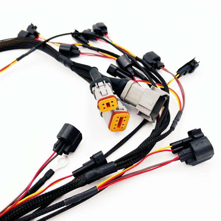 Custom Waterproof Ev6 Car Fuel Injector Auto Electric Wire Harness