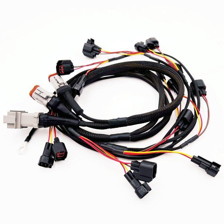 Custom Waterproof Ev6 Car Fuel Injector Auto Electric Wire Harness